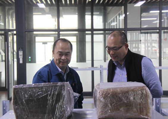 桐鄉(xiāng)市副市長袁杰一行蒞臨雙箭股份調(diào)研指導
